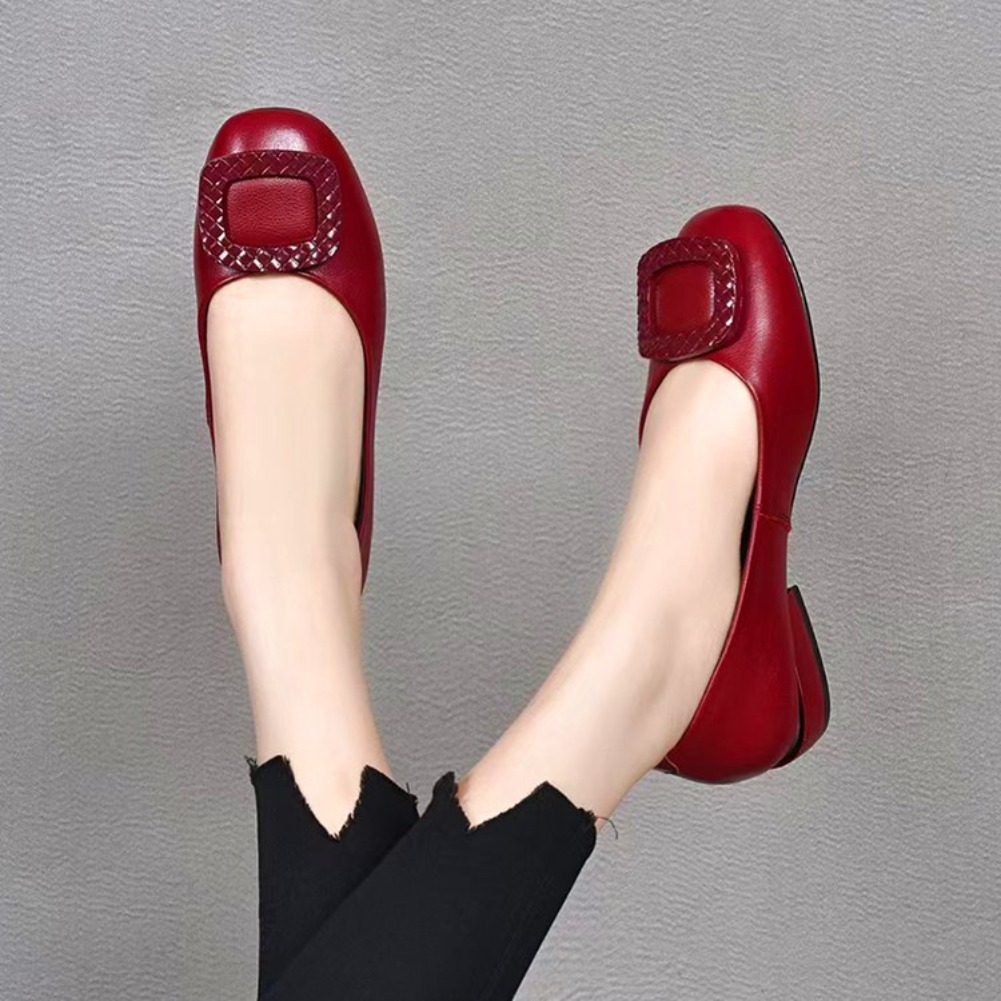 Women'S Shoes - Chaussures en cuir souple pour femmes,